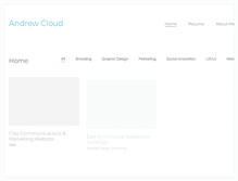 Tablet Screenshot of andrewcloud.com